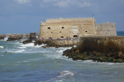 heraklion la forteresse koules du port